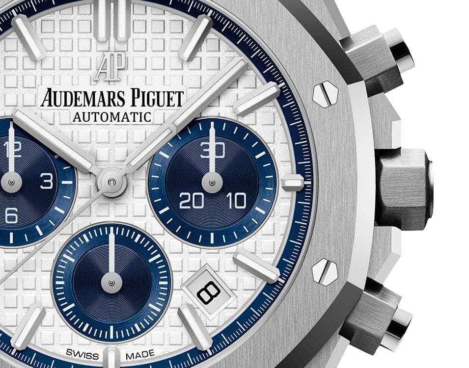 Audemars Piguet Watch For Men - Royal Oak Selfwinding Chronograph, 38 mm, Steel, Silver Dial