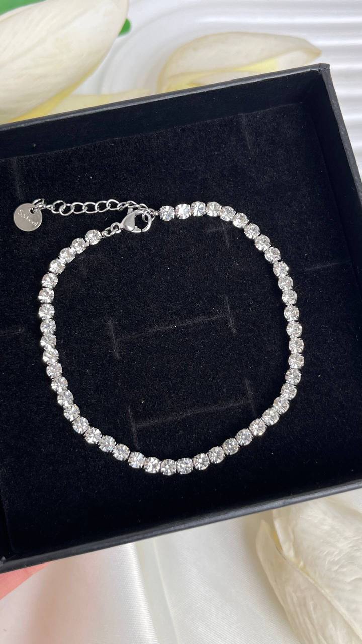 Silver Tennis Bracelet
