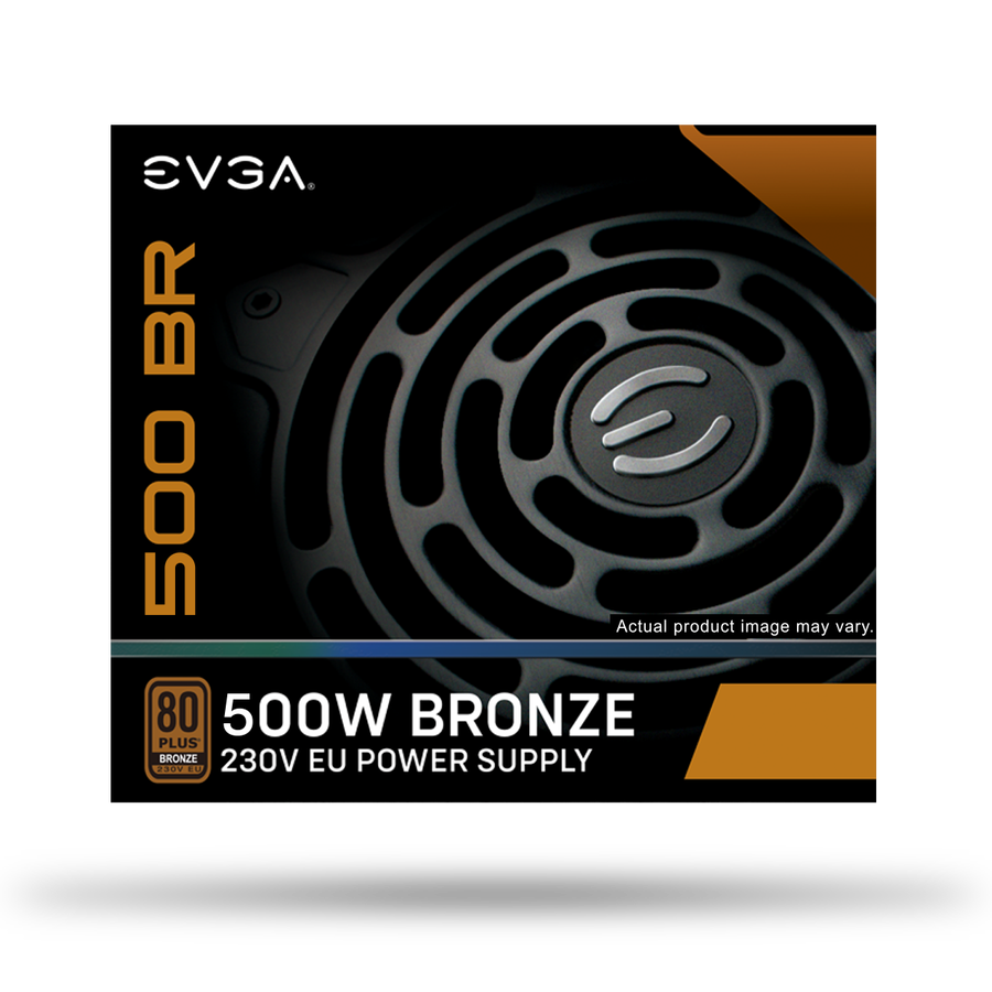 باور سبلاي 500 وات  EVGA 500 BR-80 PLUS Bronze  – ببرشامة المصنع