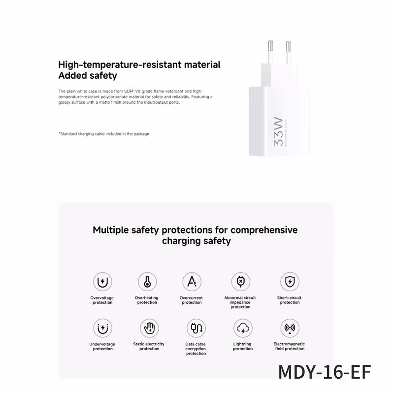 Xiaomi 33W Turbo Charging Adapter Type-A with USB-C Cable