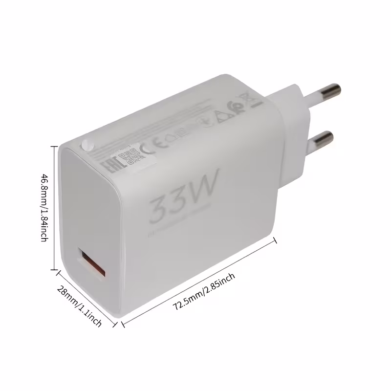 Xiaomi 33W Turbo Charging Adapter Type-A with USB-C Cable
