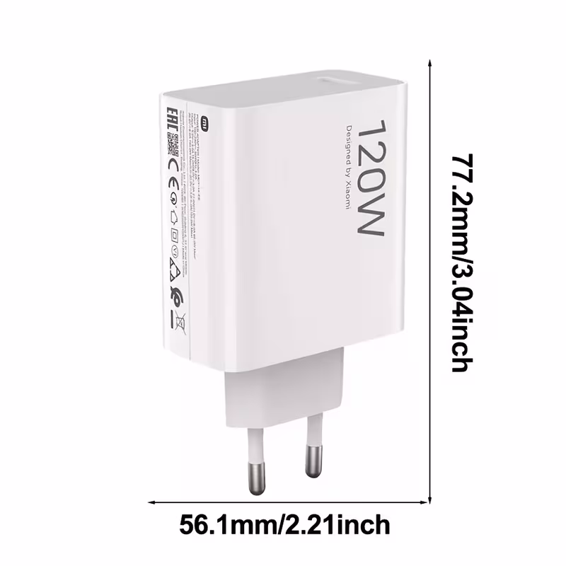 Xiaomi 120W HyperCharge Adapter Type-A Fast Charger