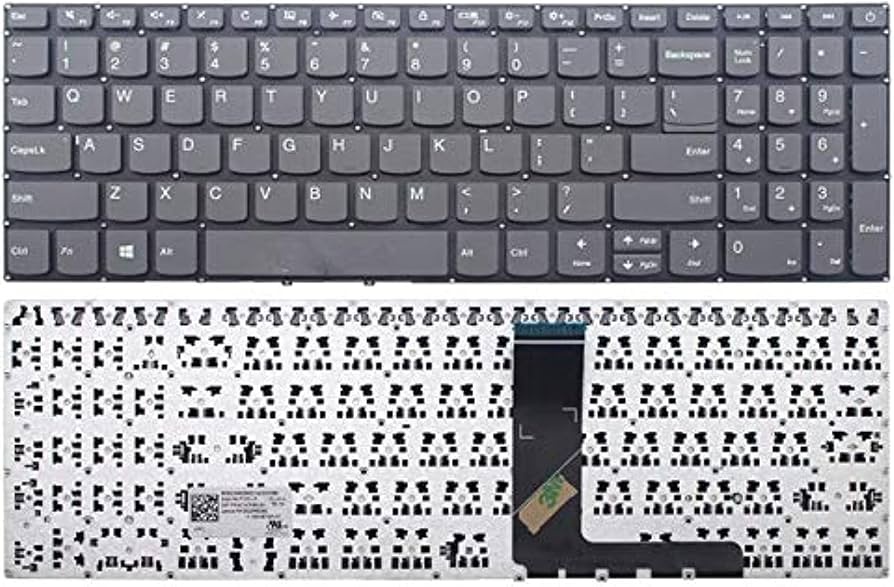 Lenovo Laptop Keyboard For Lenovo Ideapad 320-15, 320-15Ikb, 320-15Abr Grey (Us Layout)