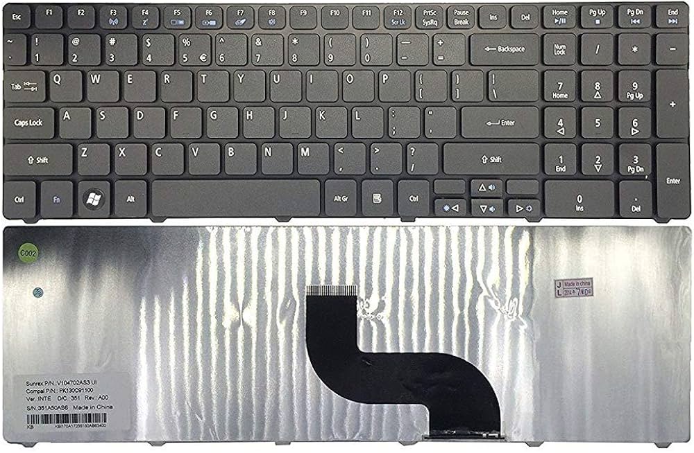 ِِِAcer Laptop Keyboard For Acer 5738-5740- 5741-5742 -5810T -5820-5552 -5553-5536 -7740-5410 -5542G