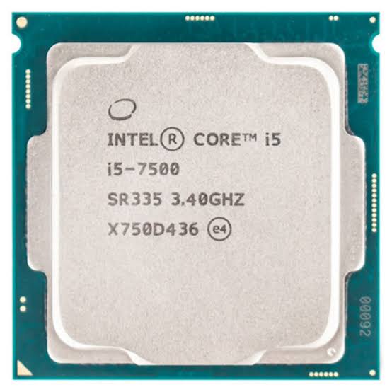 بندل جيل سابع ASRock H110M-HDV + Intel Core i5-7500+ Stock Cooler بحالة الزيرو