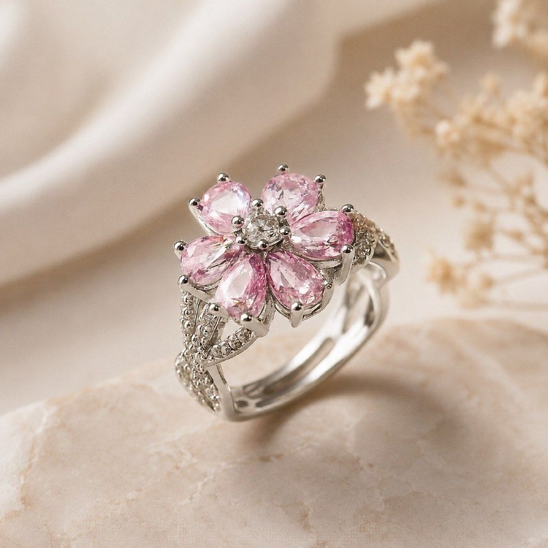 Pink Blossom Ring