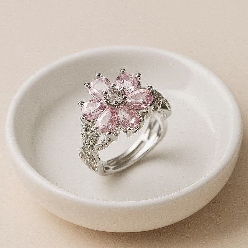 Pink Blossom Ring