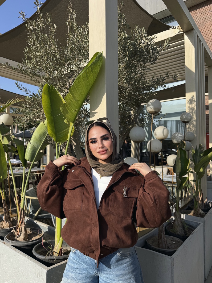 Imported Suede Utility Jacket (583)