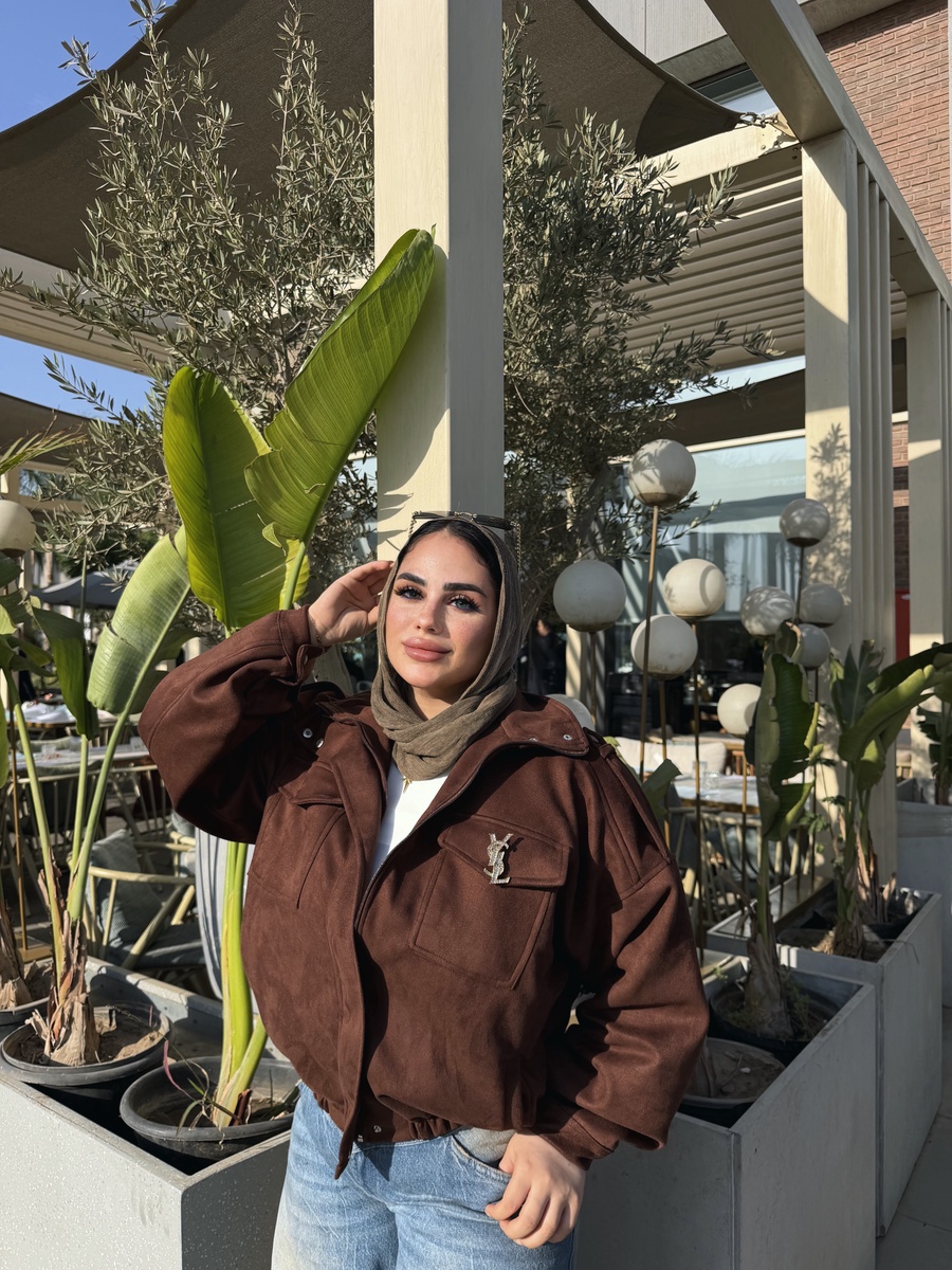 Imported Suede Utility Jacket (583)