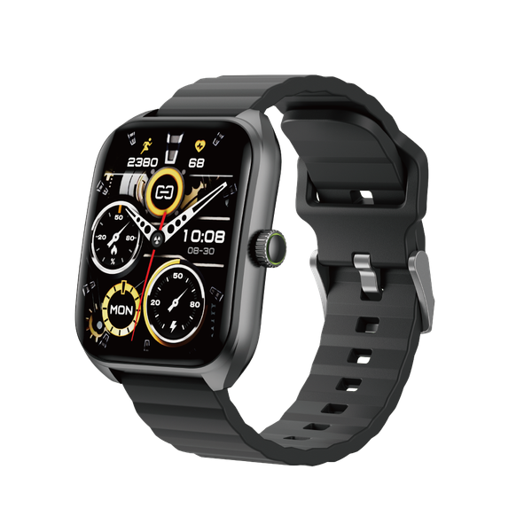 oraimo Watch Nova 2 ساعة ذكية بشاشة لمس منحنية AMOLED مقاس 2.01 بوصة ومقاومة للماء والغبار بمعيار IP68
