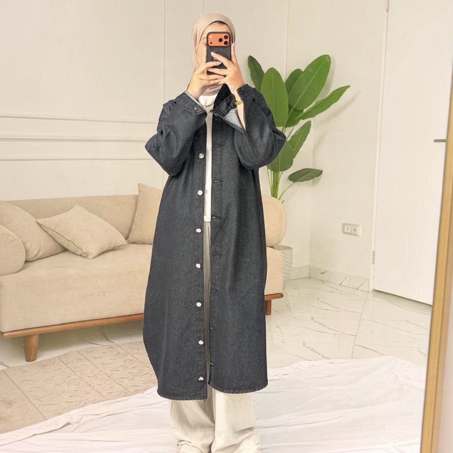 Long Denim Shirt