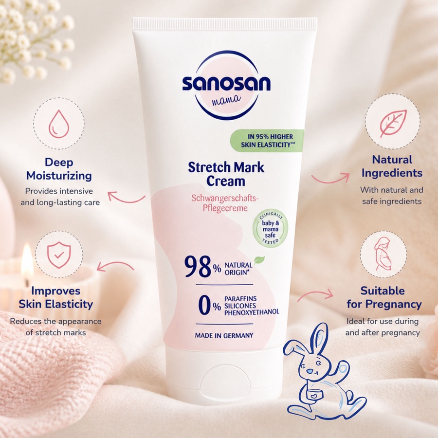 Sanosan Stretch Mark Cream 175 ml