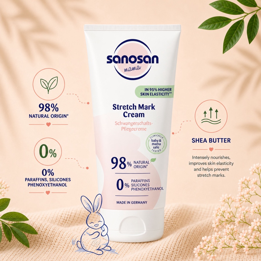 Sanosan Stretch Mark Cream 175 ml