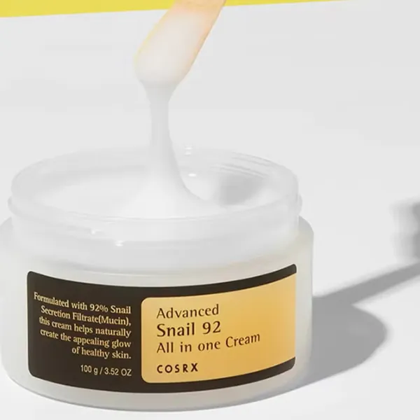 كريم الحلزون المتطور كوزاركس Cosrx Advanced Snail 92 All in One Cream - مرطب وتغذية البشرة 100 جم