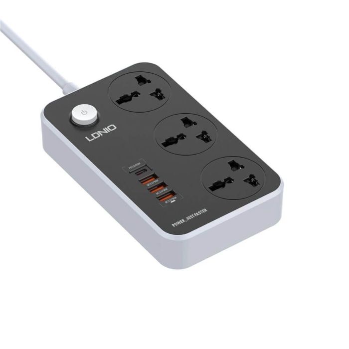 لادنيو باور سوكيت (2500وات) (2000مليميتر)  - (2000mm)- LDNIO POWER SOCKET (2500W) -SC3412