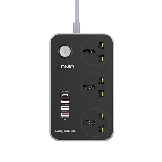 لادنيو باور سوكيت (2500وات) (2000مليميتر)  - (2000mm)- LDNIO POWER SOCKET (2500W) -SC3412