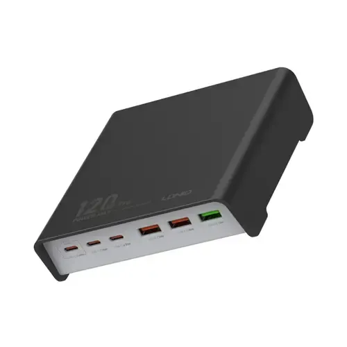 شاحن مكتبي فائق السرعة لادنيو Q605 بقوة 120 وات- LDNIO Q605 DESKTOP SUPER FAST CHARGER 120W