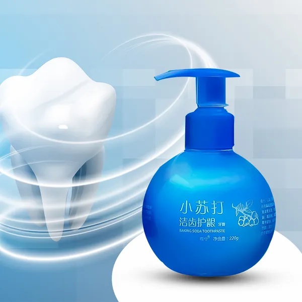 معجون أسنان مبيض ببيكربونات الصوديوم Baking Soda Whitening Toothpaste - لتنظيف التصبغات والعناية بالفم 200 جم