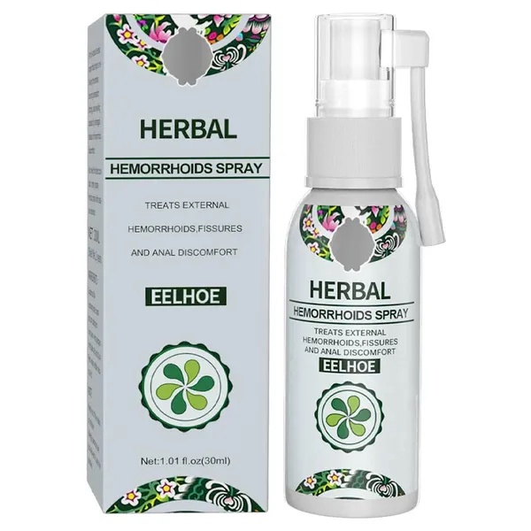 بخاخ العناية والتهدئة الموضعية للبشرة هَاكورو HACORO Hemorrhoid Spray - خلاصة الأعشاب الطبيعية 30 مل