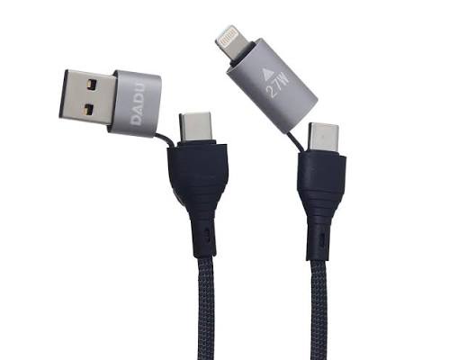 كابل شحن ونقل بيانات دادو 4 في 1 فائق السرعة - DADU DATA CABLE DC-C174 4*1