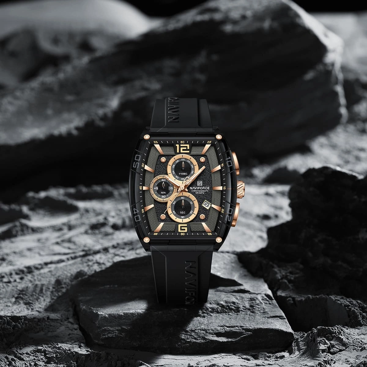 Naviforce Watch For Men NF6101-B-Y-B