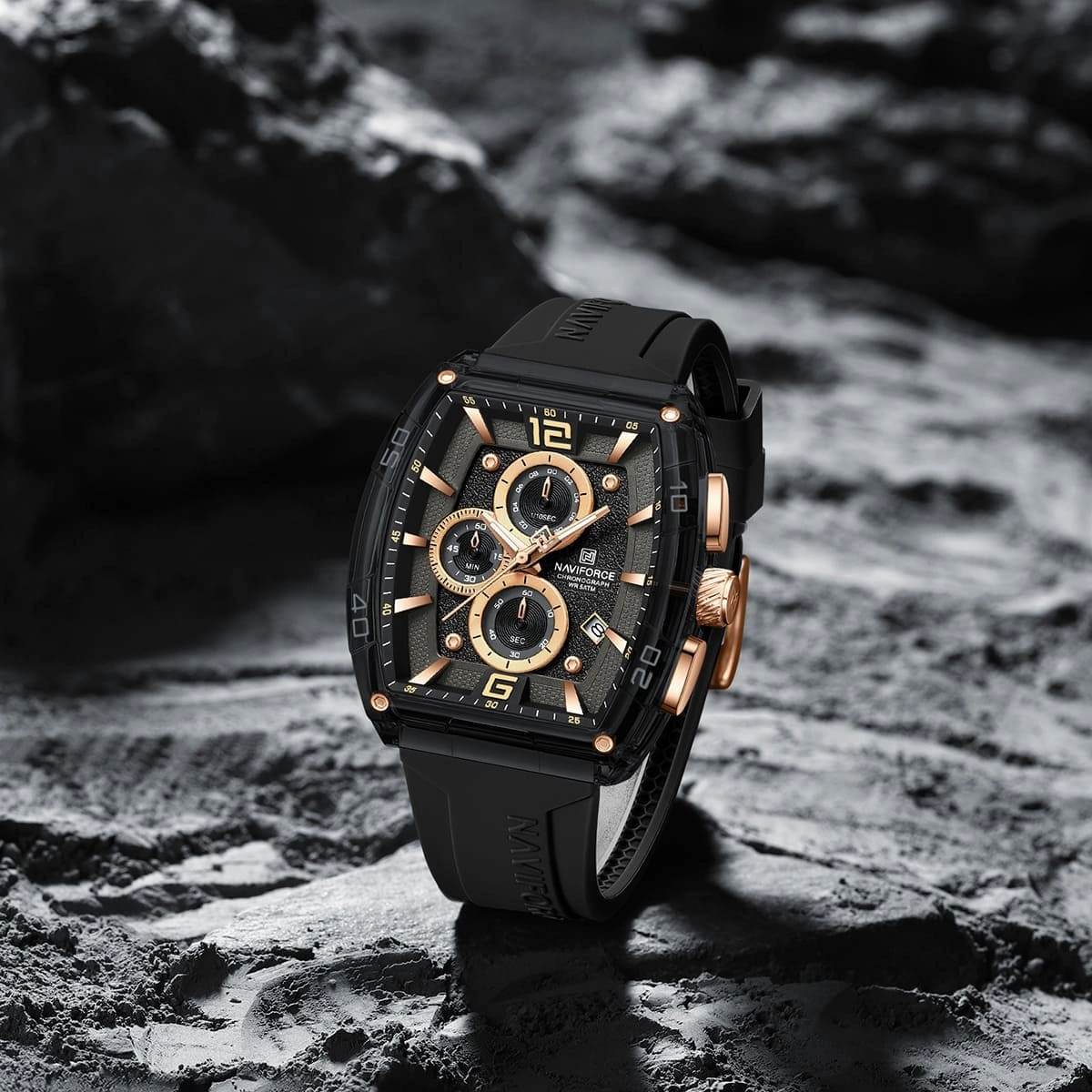 Naviforce Watch For Men NF6101-B-Y-B