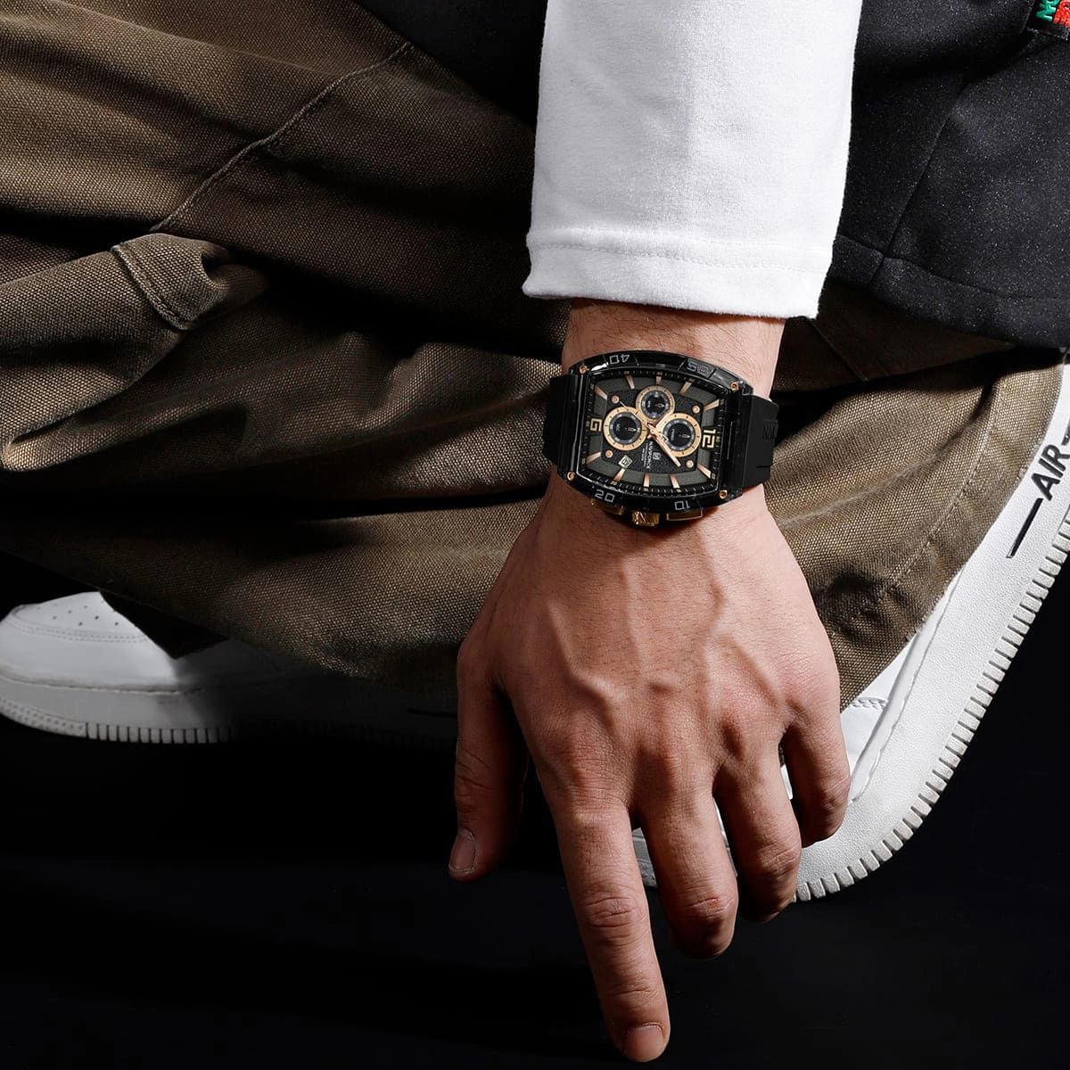 Naviforce Watch For Men NF6101-B-Y-B