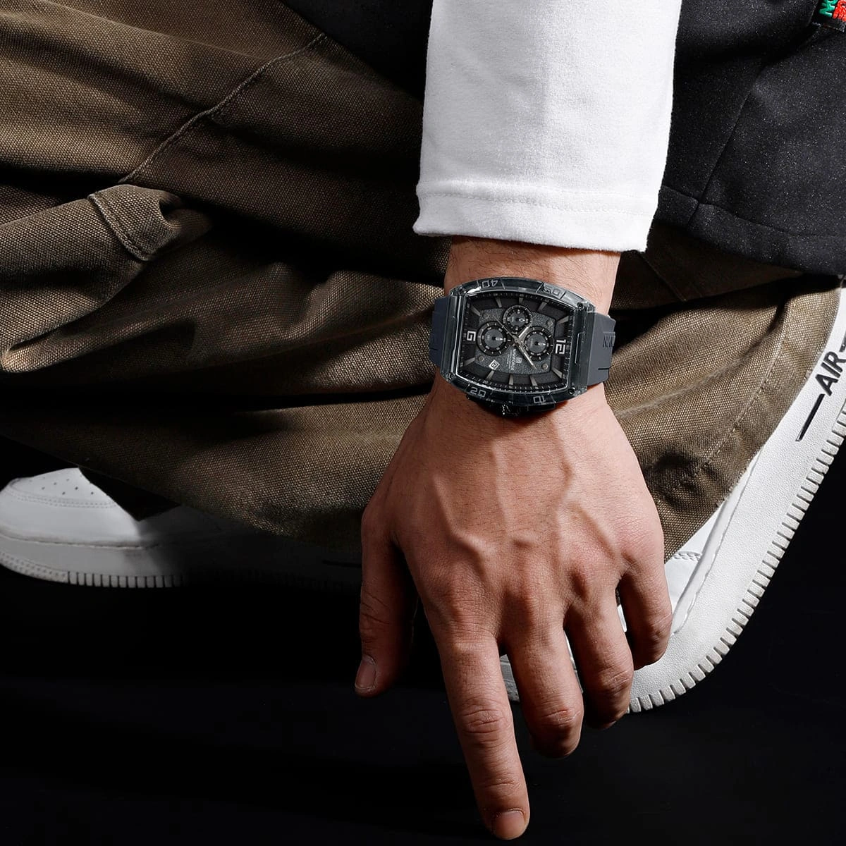 Naviforce Watch For Men NF6101-GY-W-GY