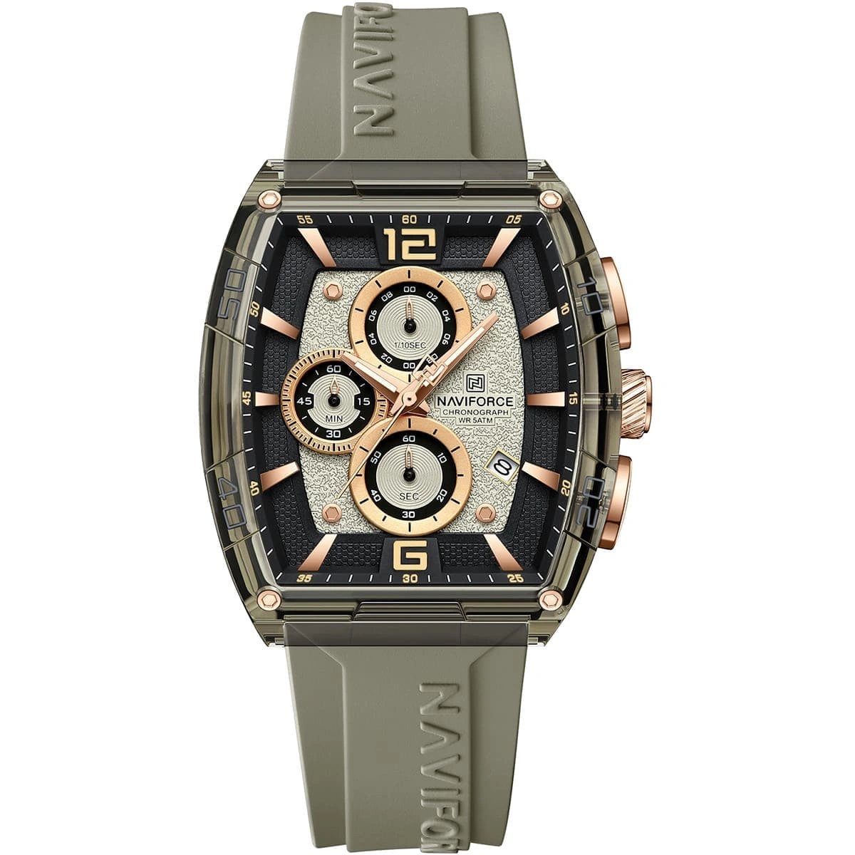 Naviforce Watch For Men NF6101-GY-Y-GY