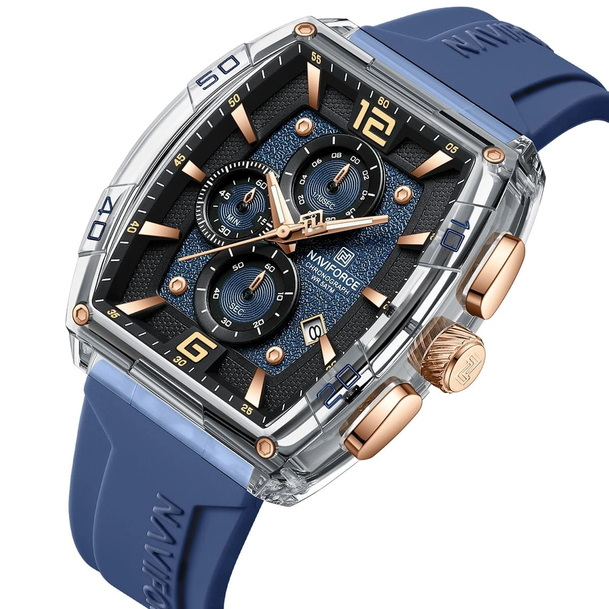 Naviforce Watch For Men NF6101-S-Y-BE