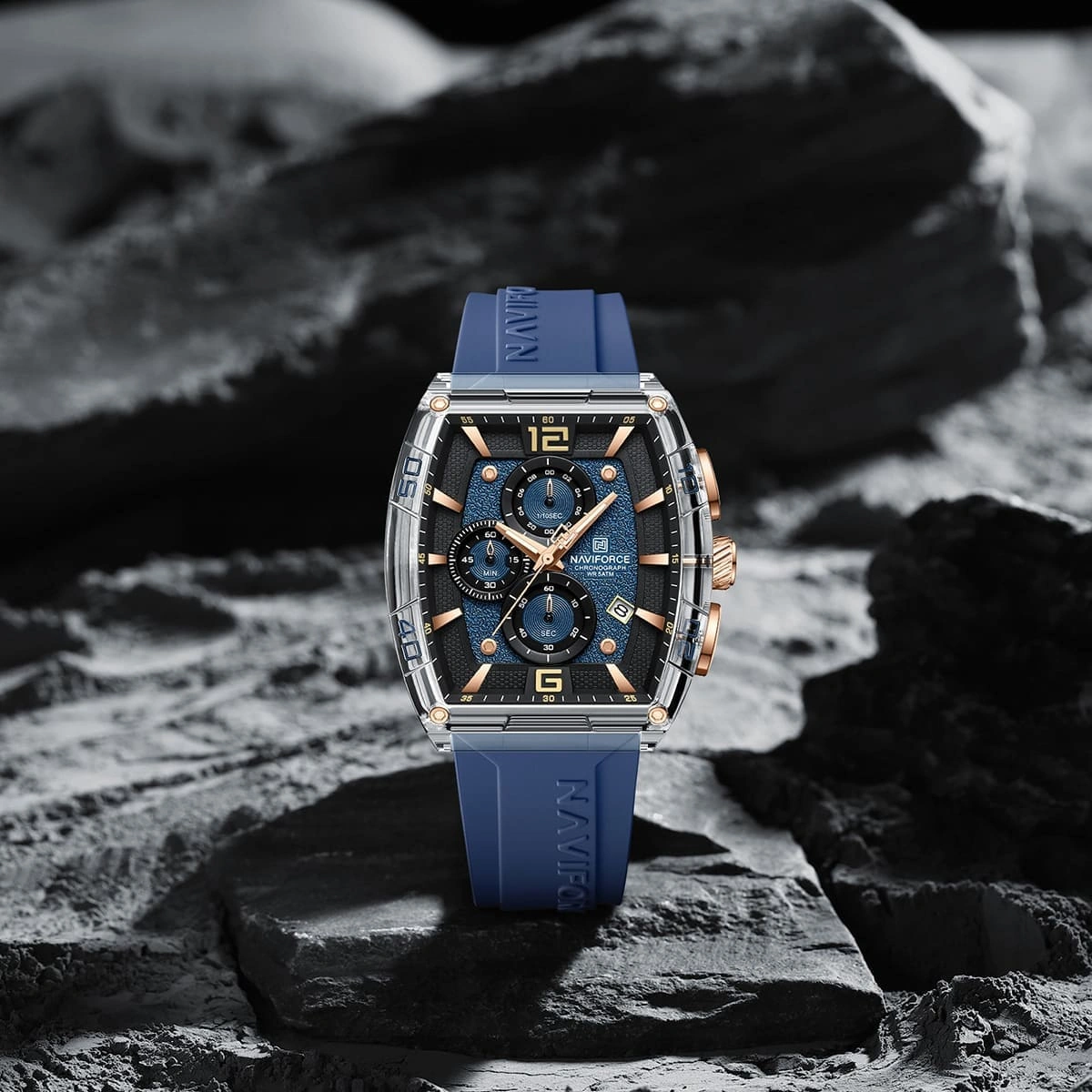 Naviforce Watch For Men NF6101-S-Y-BE