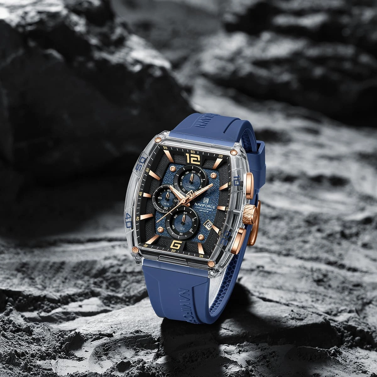 Naviforce Watch For Men NF6101-S-Y-BE