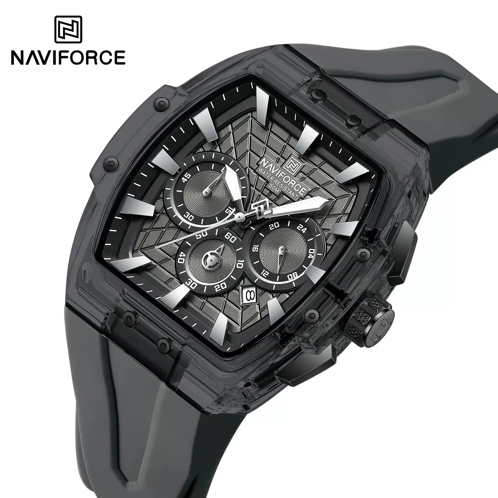 Naviforce Watch For Men NF6113 GY-GY-GY