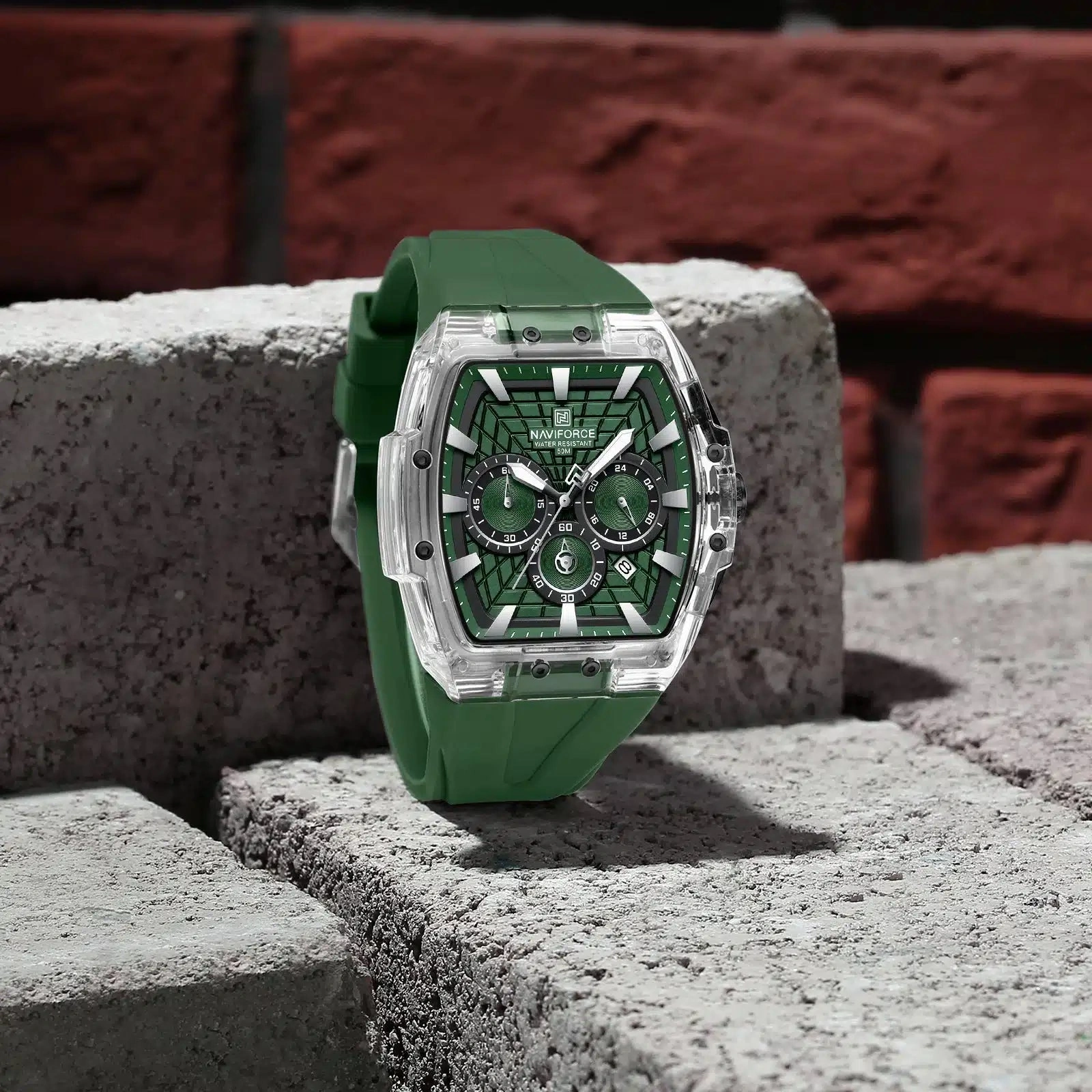 Naviforce Watch For Men NF6113 S-GN-GN