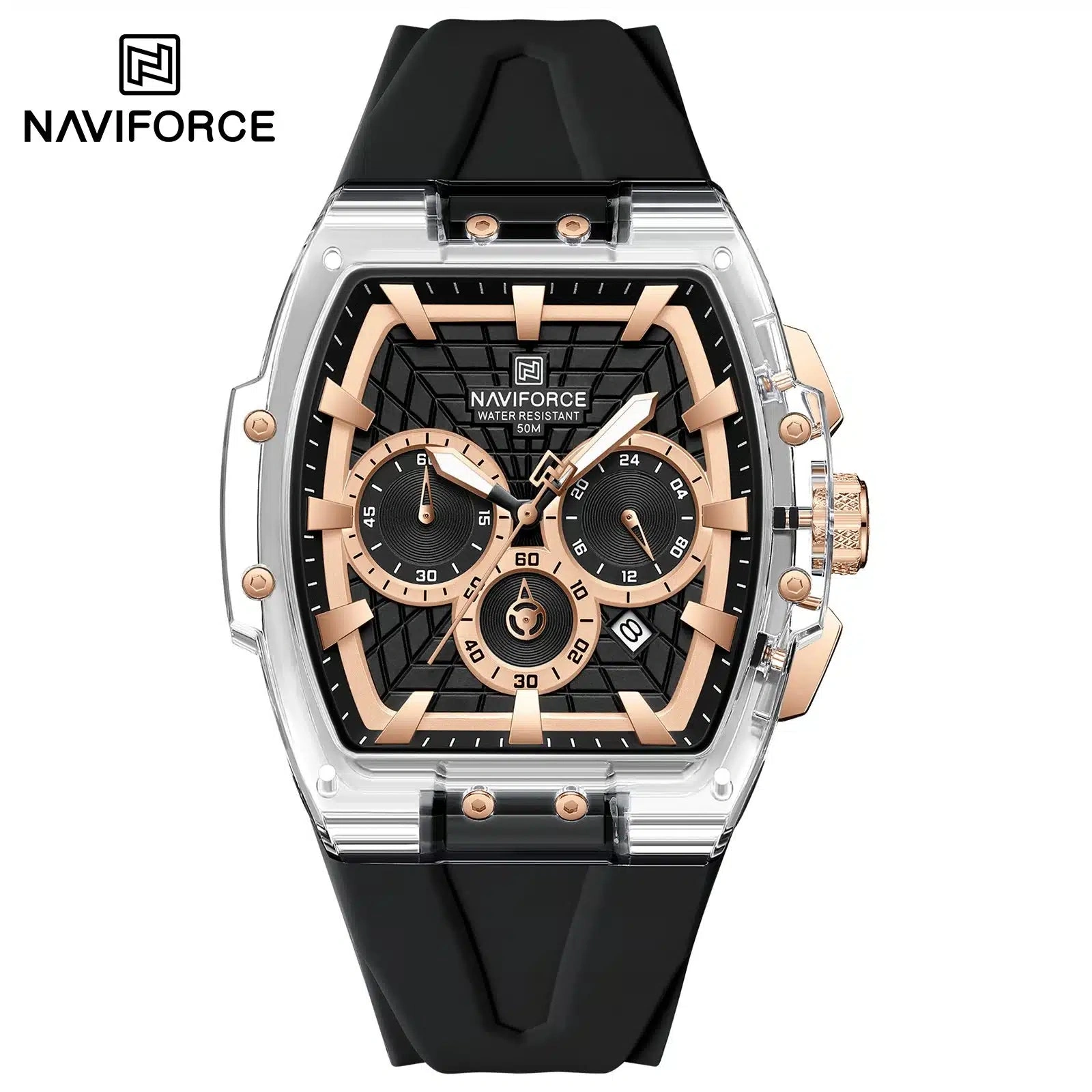 Naviforce Watch For Men NF6113 S-RG-B
