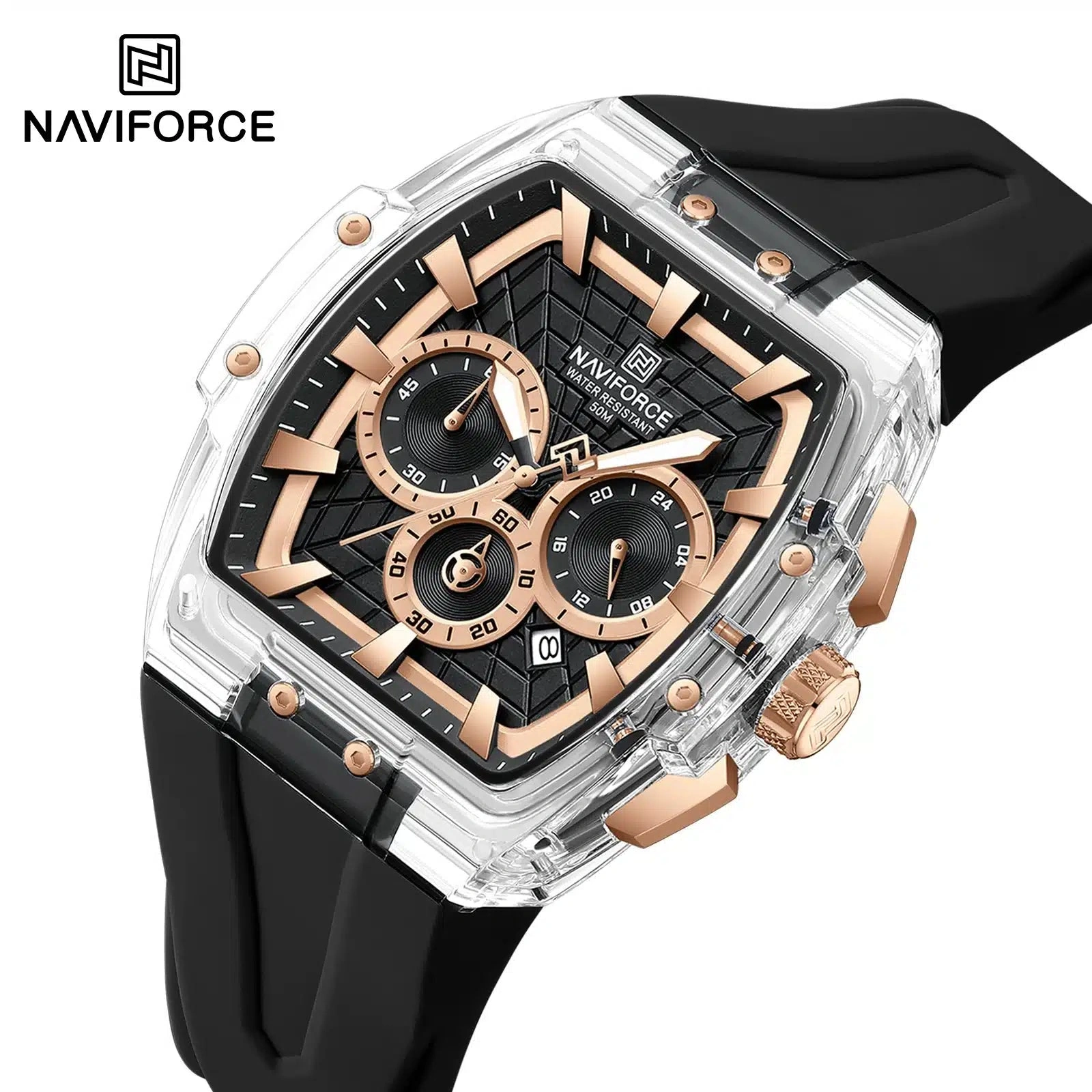 Naviforce Watch For Men NF6113 S-RG-B