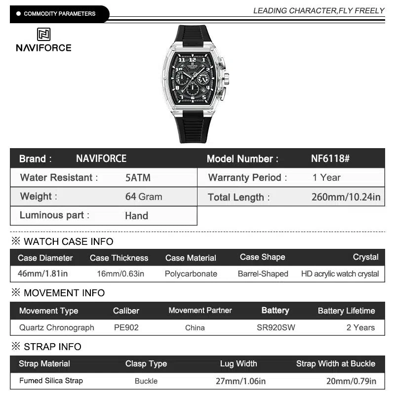 Naviforce Watch For Men NF6118
