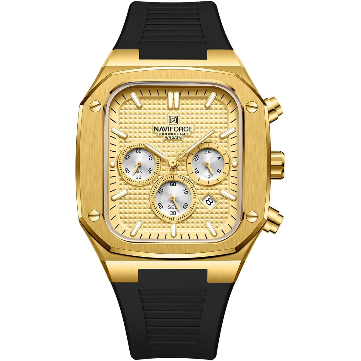 Naviforce Watch For Men NF8037-G-G-B
