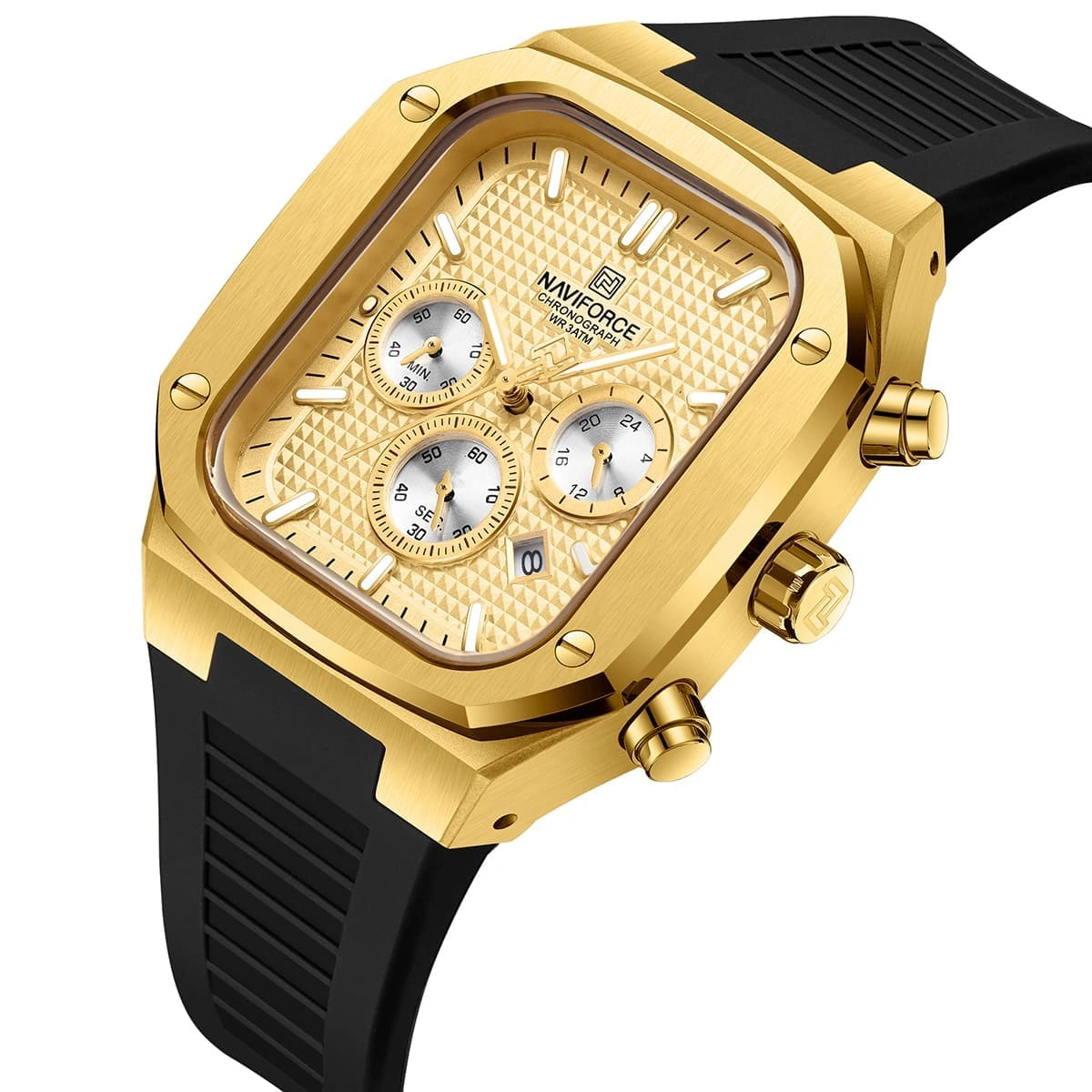 Naviforce Watch For Men NF8037-G-G-B