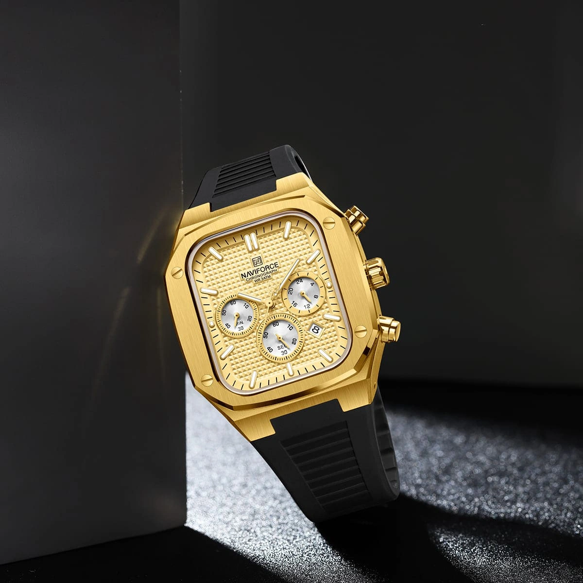 Naviforce Watch For Men NF8037-G-G-B
