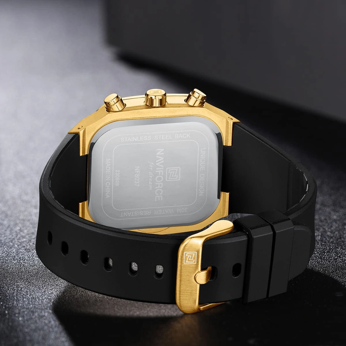 Naviforce Watch For Men NF8037-G-G-B