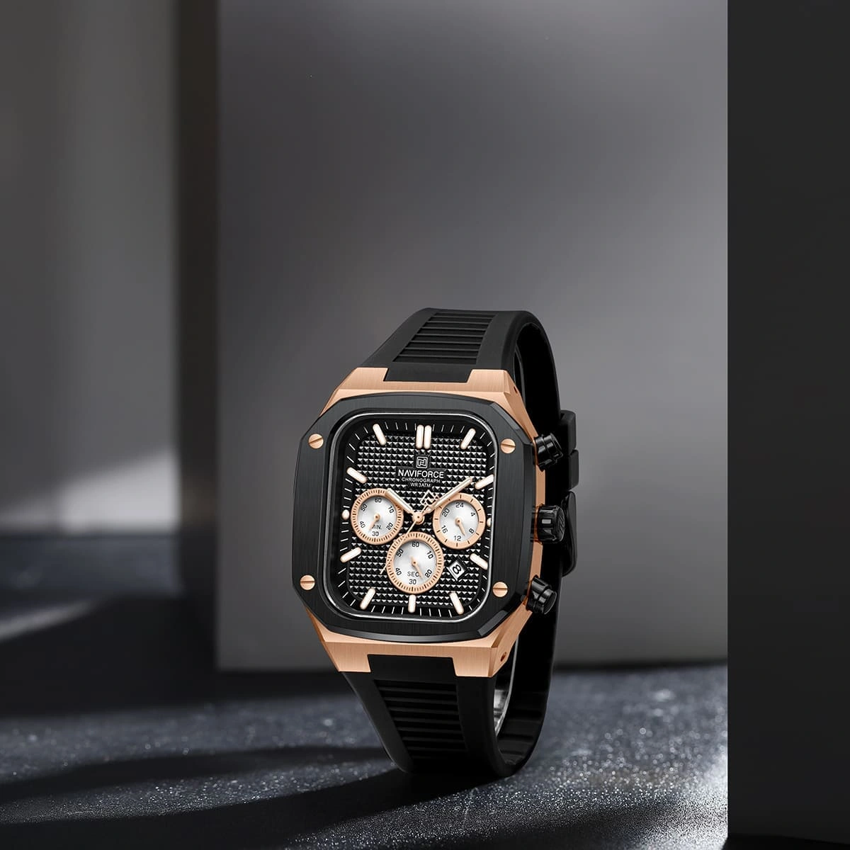 Naviforce Watch For Men NF8037-RG-B-B