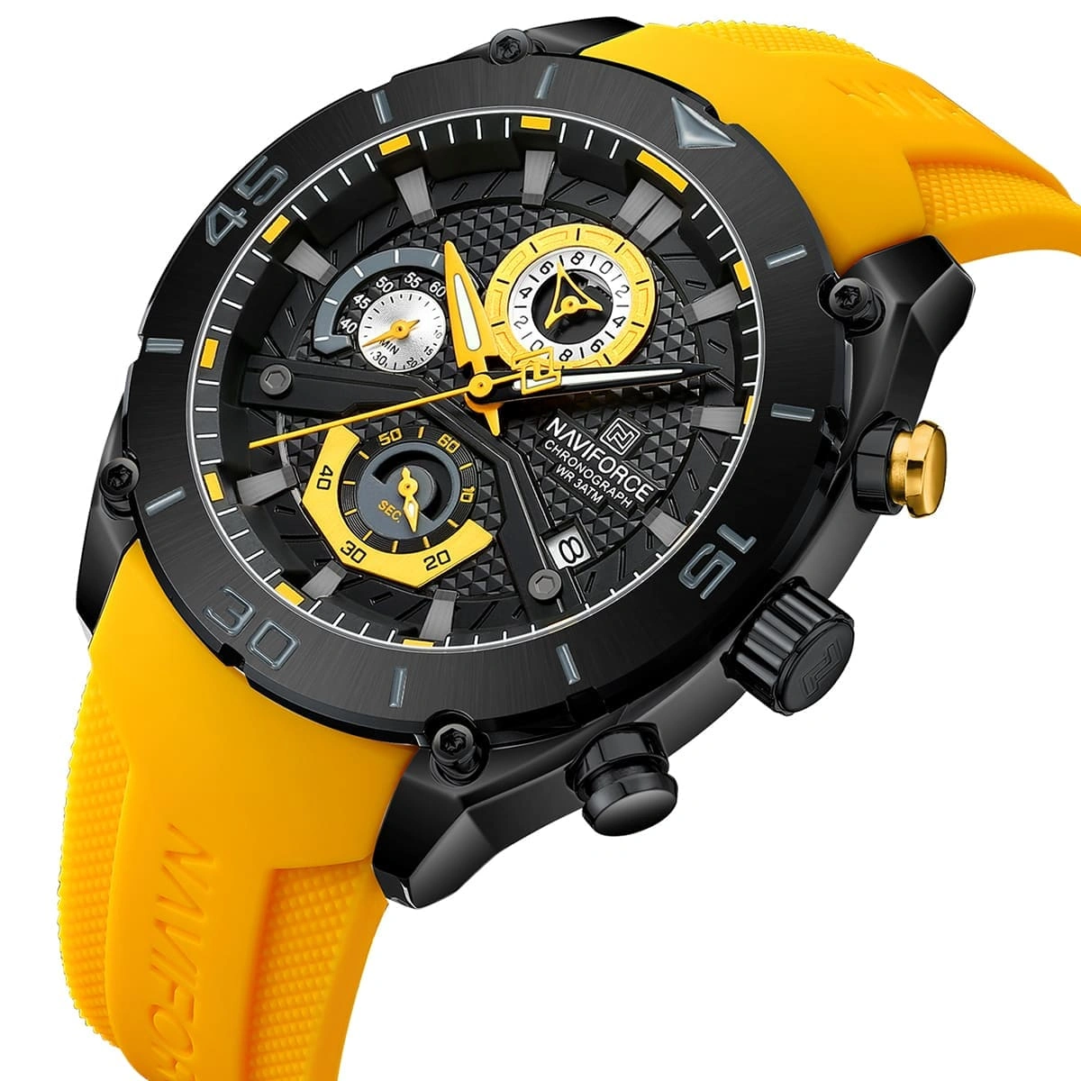Naviforce Watch For Men NF8038-B-B-Y