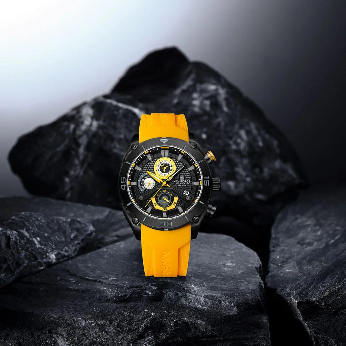 Naviforce Watch For Men NF8038-B-B-Y