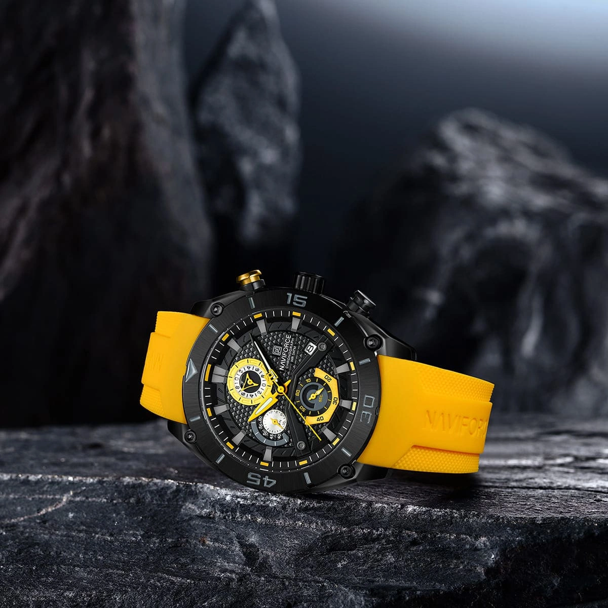 Naviforce Watch For Men NF8038-B-B-Y