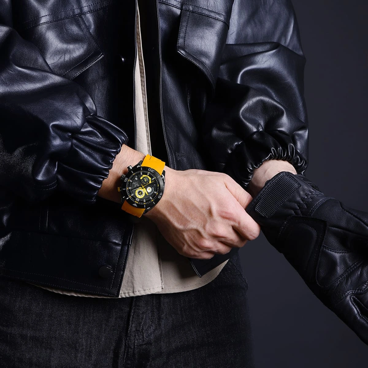 Naviforce Watch For Men NF8038-B-B-Y