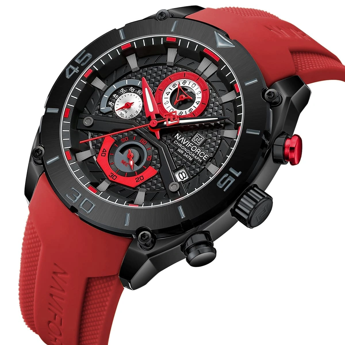 Naviforce Watch For Men NF8038-B-R-R