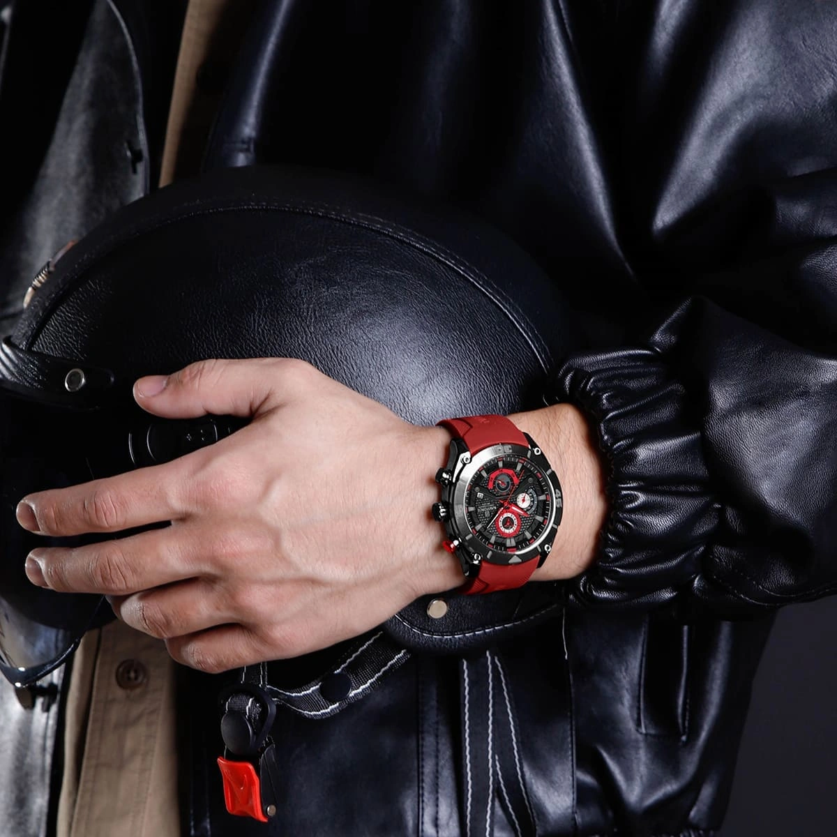 Naviforce Watch For Men NF8038-B-R-R