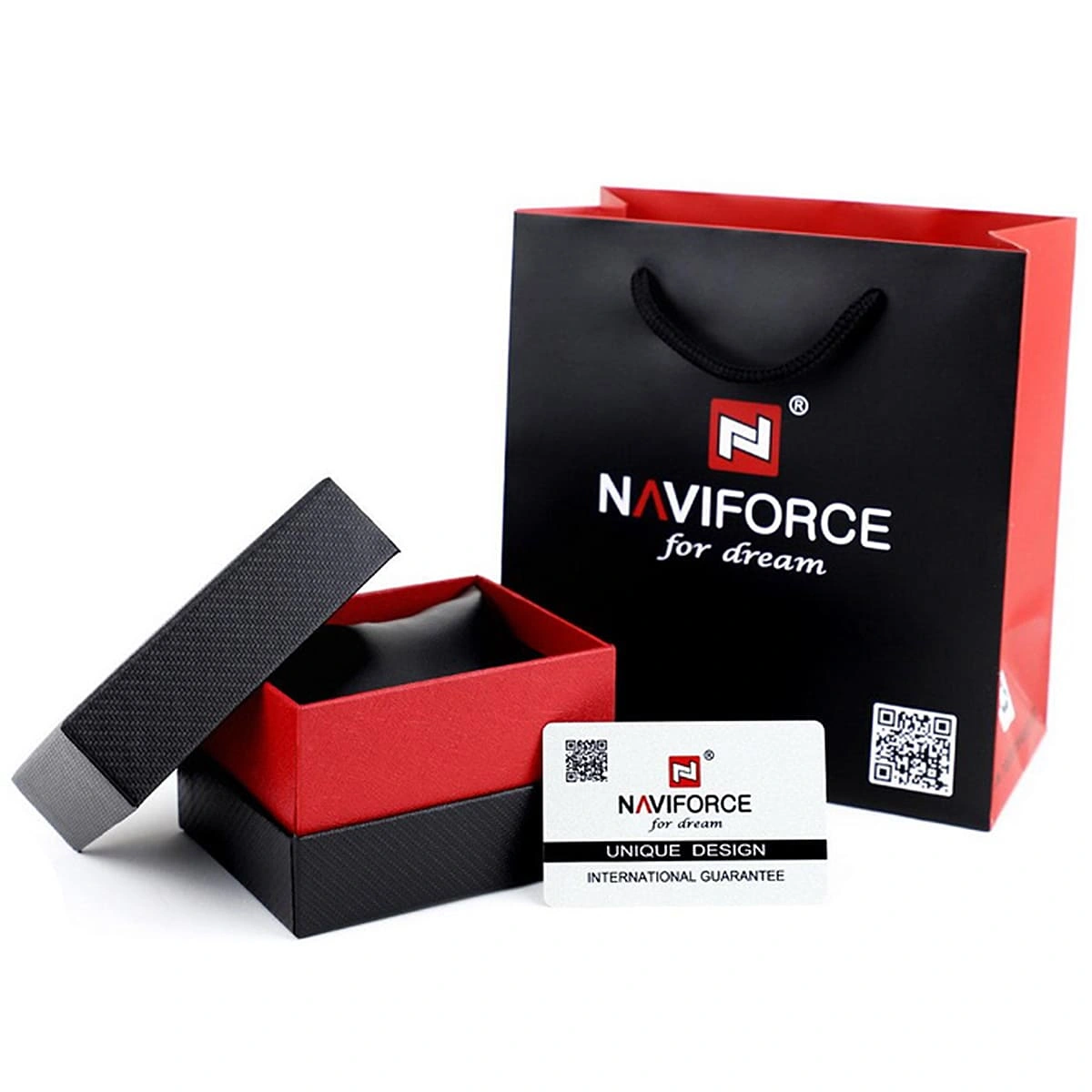 Naviforce Watch For Men NF8038-B-R-R