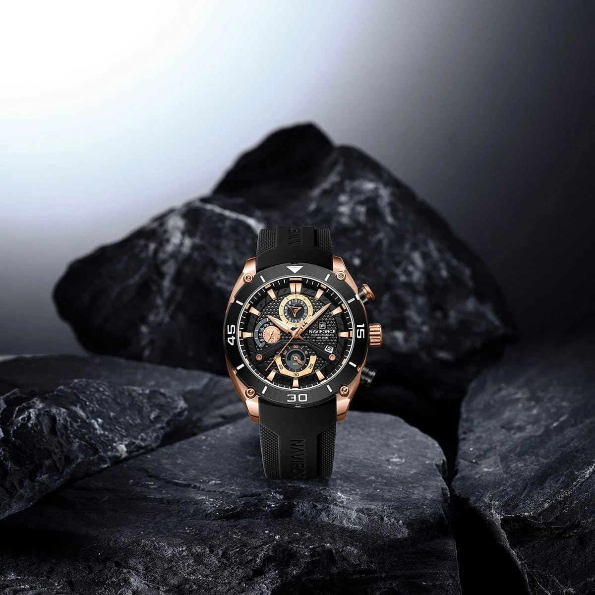 Naviforce Watch For Men NF8038-RG-B-B